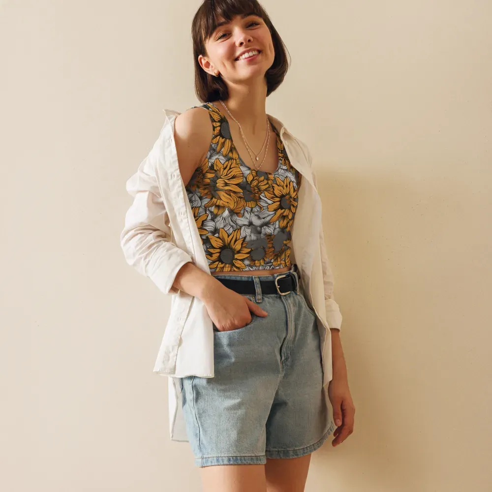 Gilded Garden on Crop Top — Print file