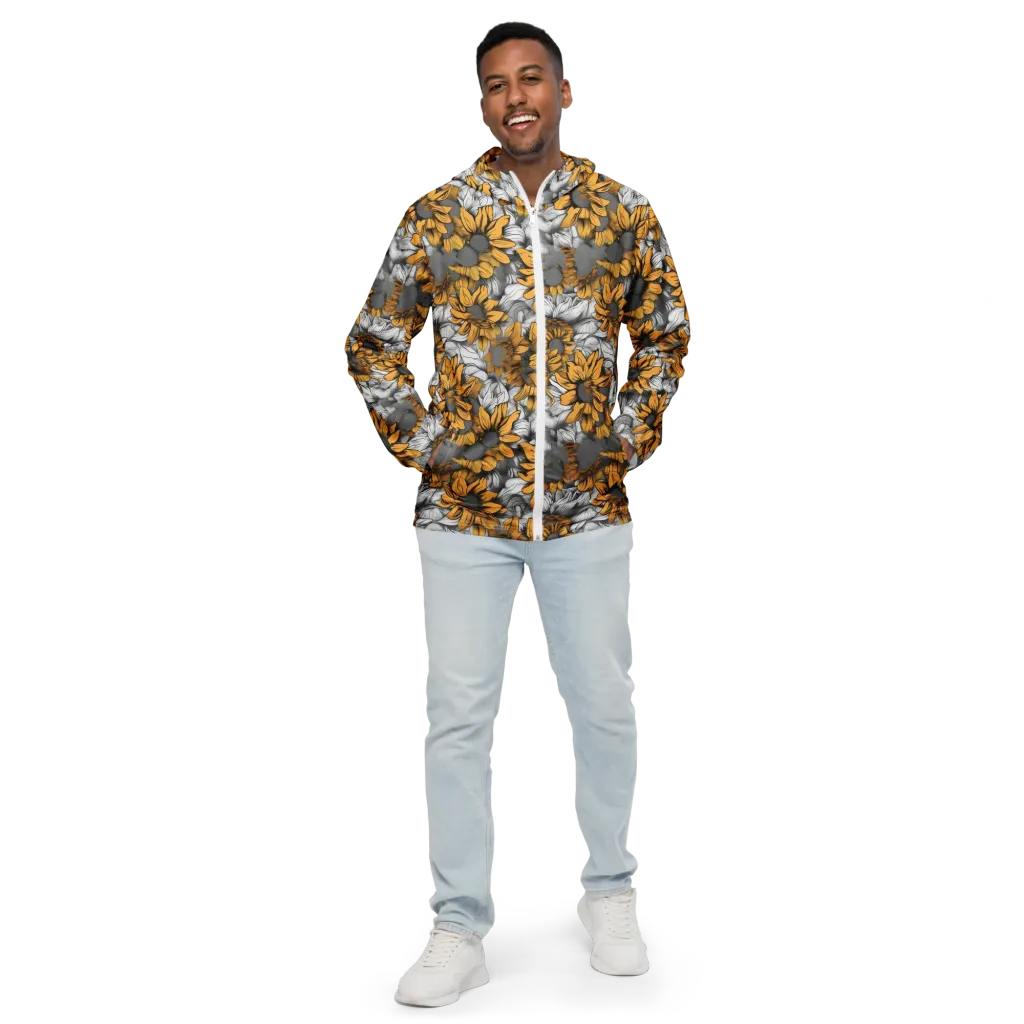 Gilded Garden on Men's Windbreaker — Front
