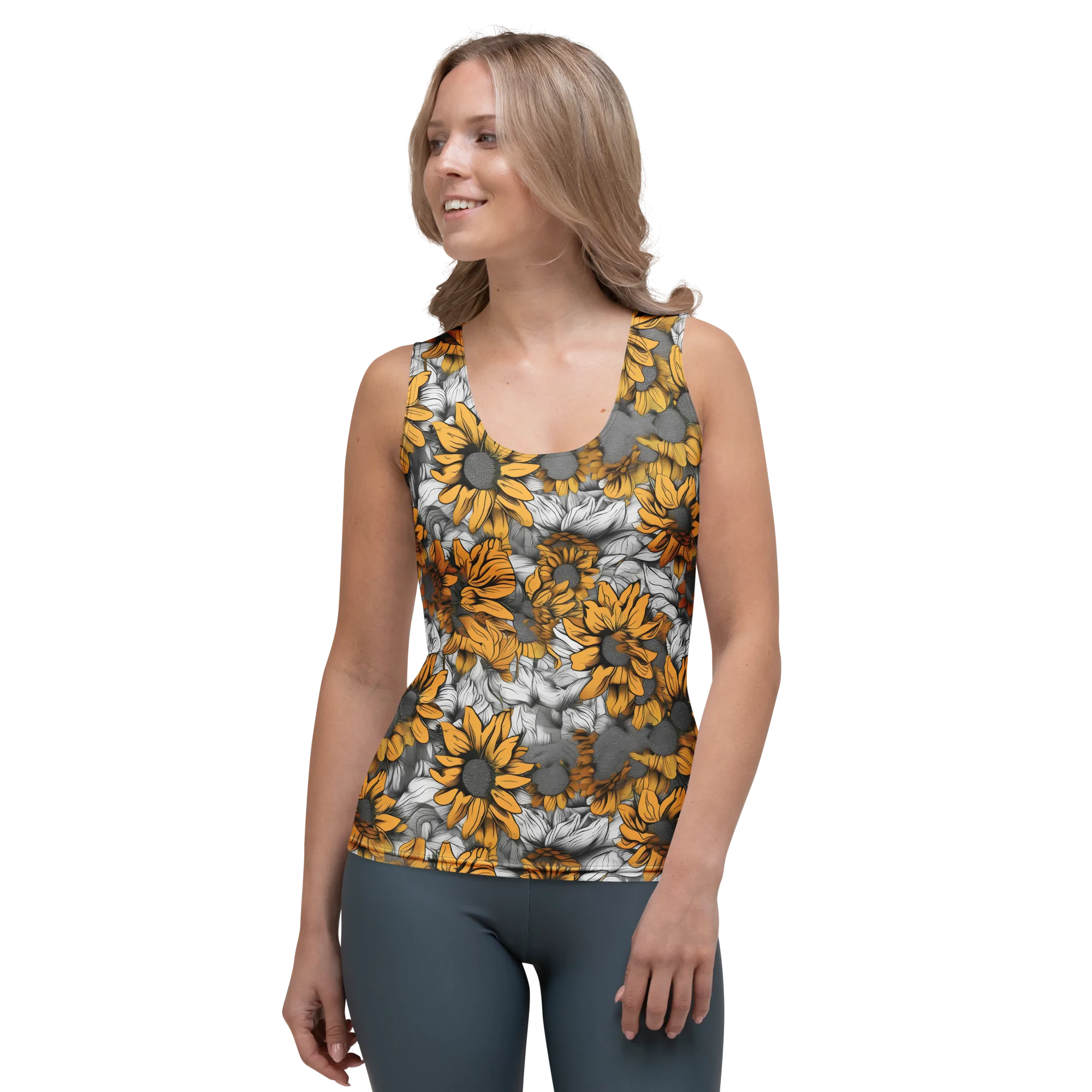 Gilded Garden on Women's Tank Top — Front