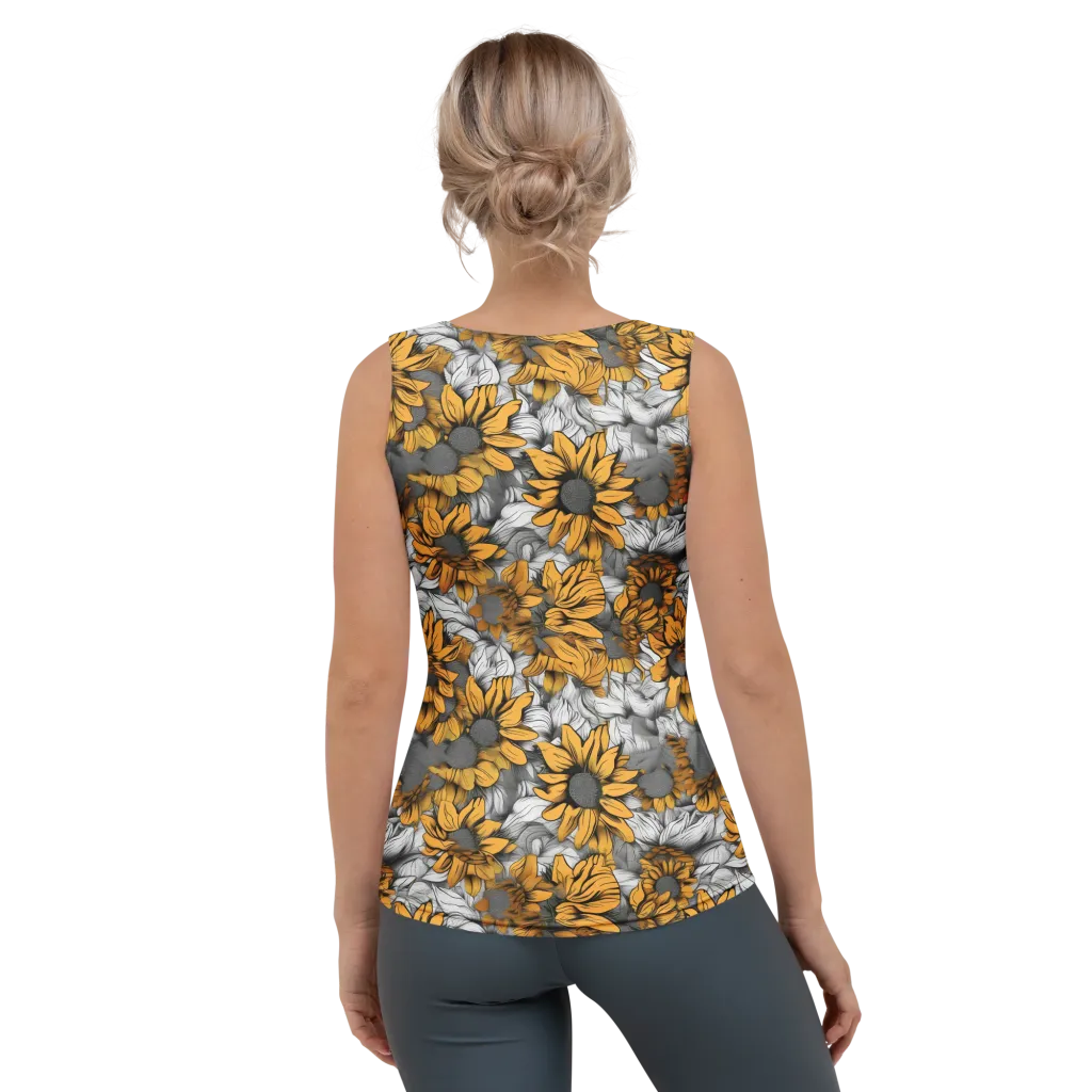 Gilded Garden on Women's Tank Top — Back
