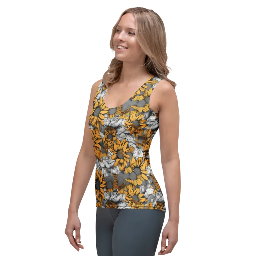 Gilded Garden on Women's Tank Top — Left Front
