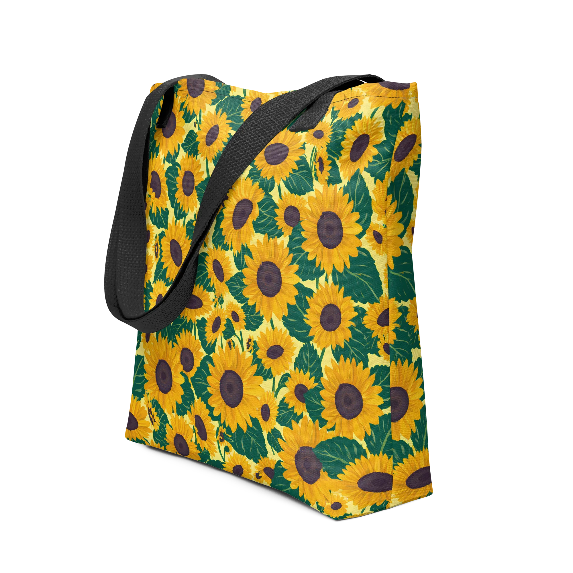 Sunlit Sunflower on Tote Bag — Print file