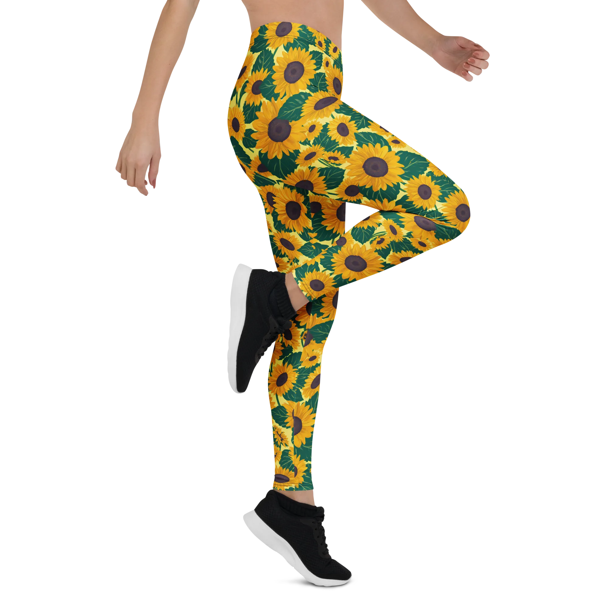 Sunlit Sunflower on Leggings — Print file