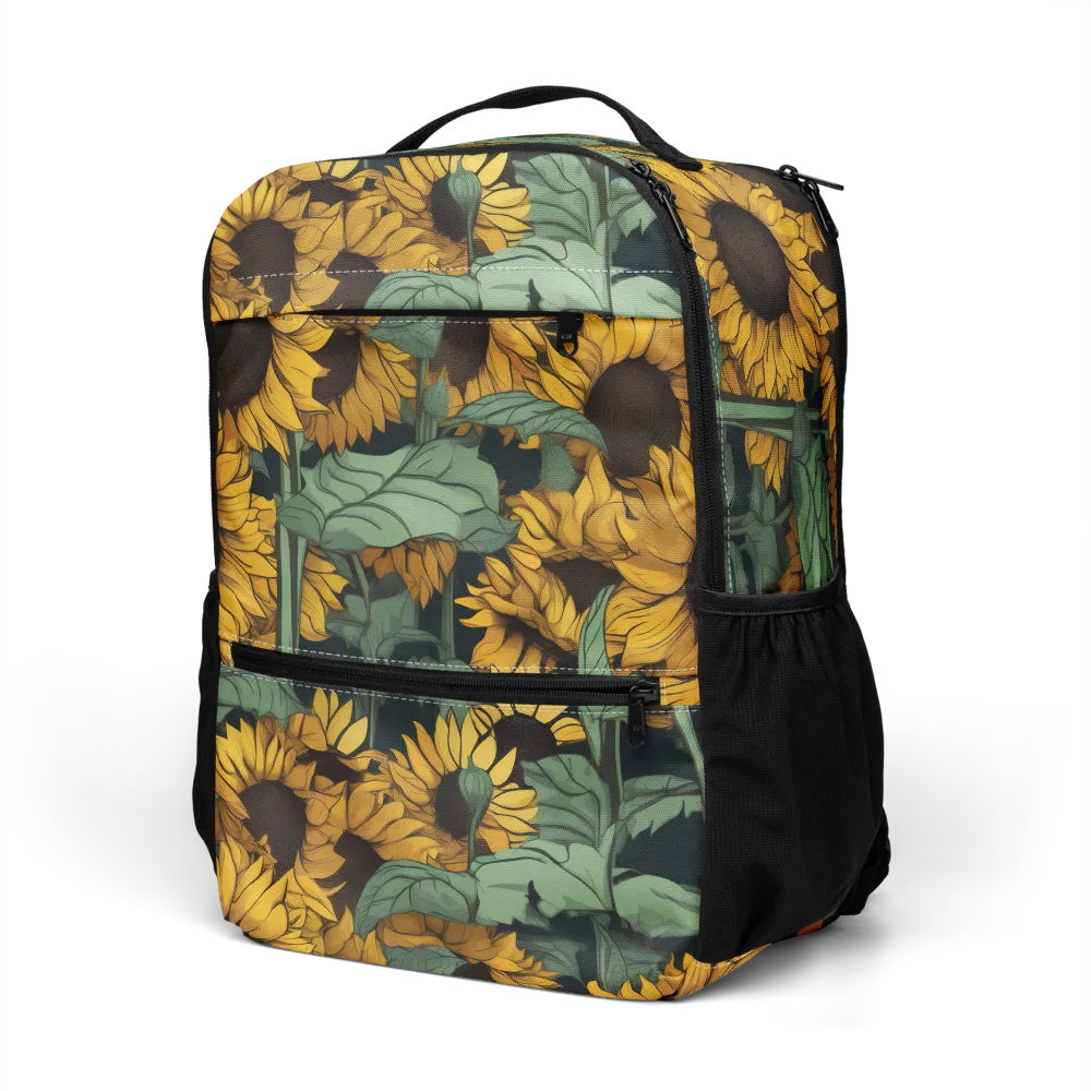 Golden Canopy on Utility Backpack — Bottom print