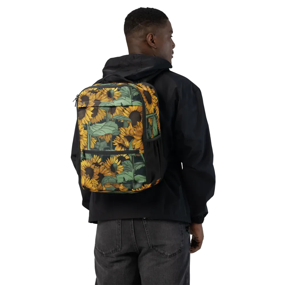 Golden Canopy on Utility Backpack — Back