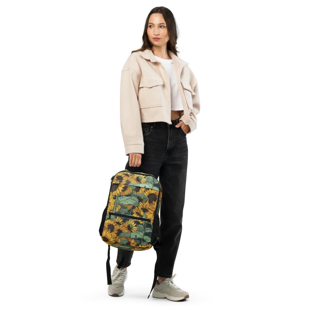 Golden Canopy on Utility Backpack — Top print