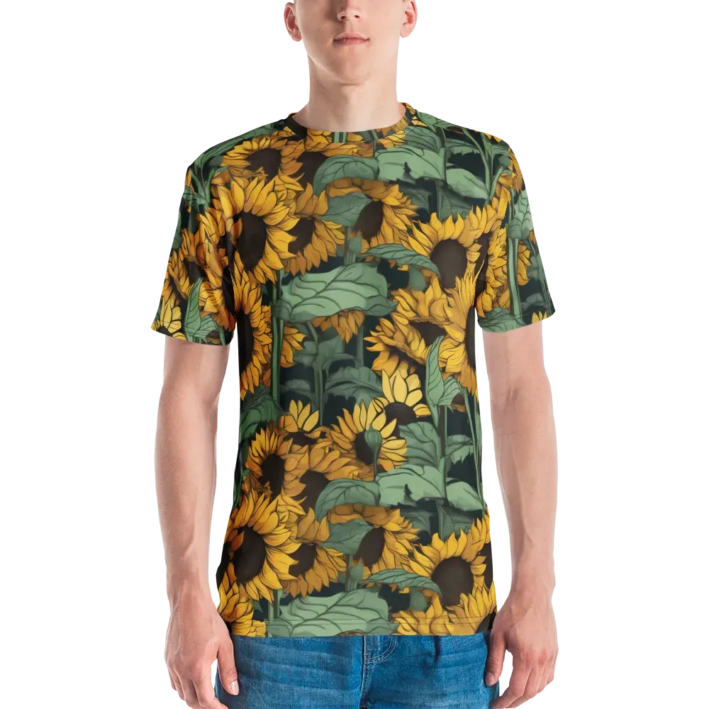 Golden Canopy on Men's Crew Neck T-Shirt — Front