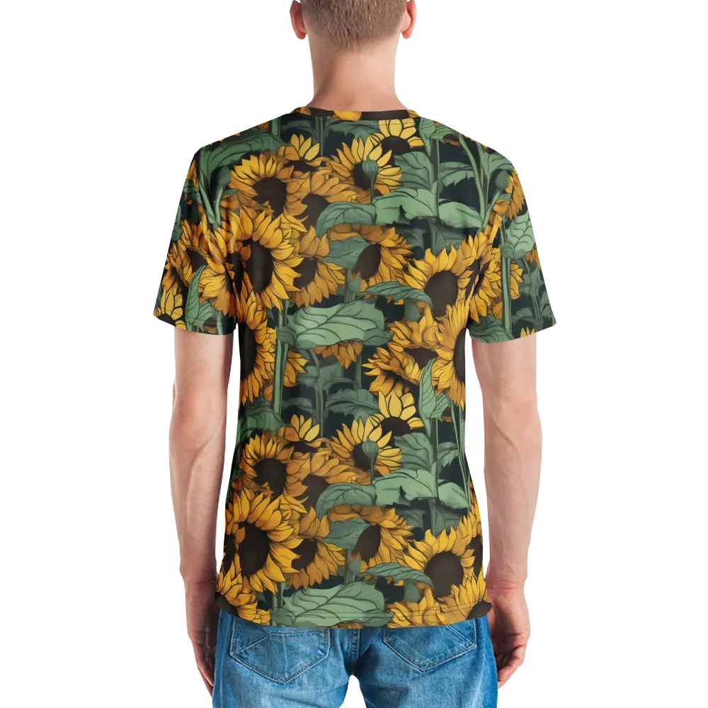 Golden Canopy on Men's Crew Neck T-Shirt — Back