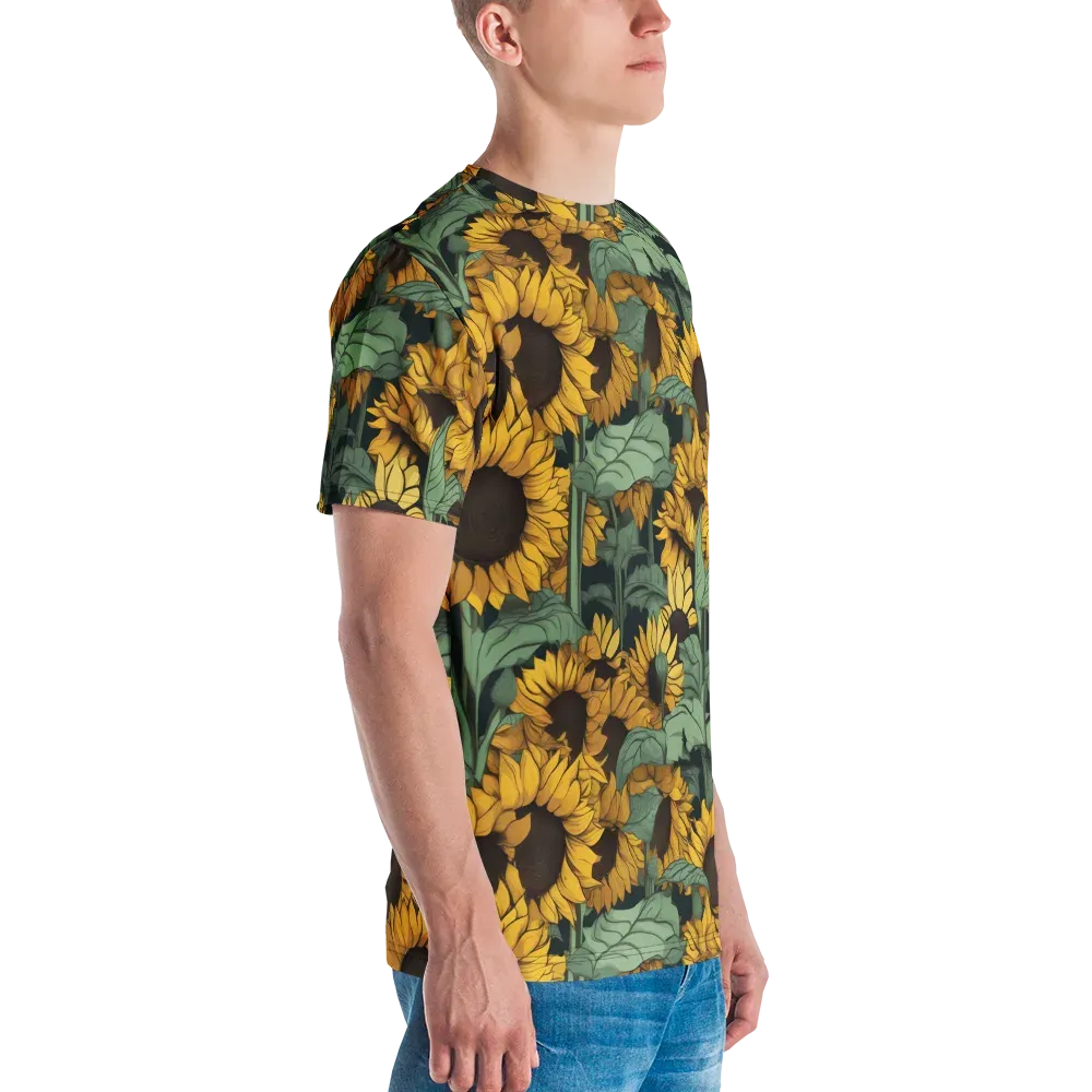Golden Canopy on Men's Crew Neck T-Shirt — Right
