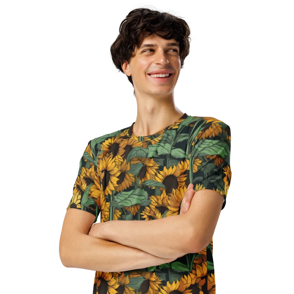 Golden Canopy on Men's Crew Neck T-Shirt — Front print