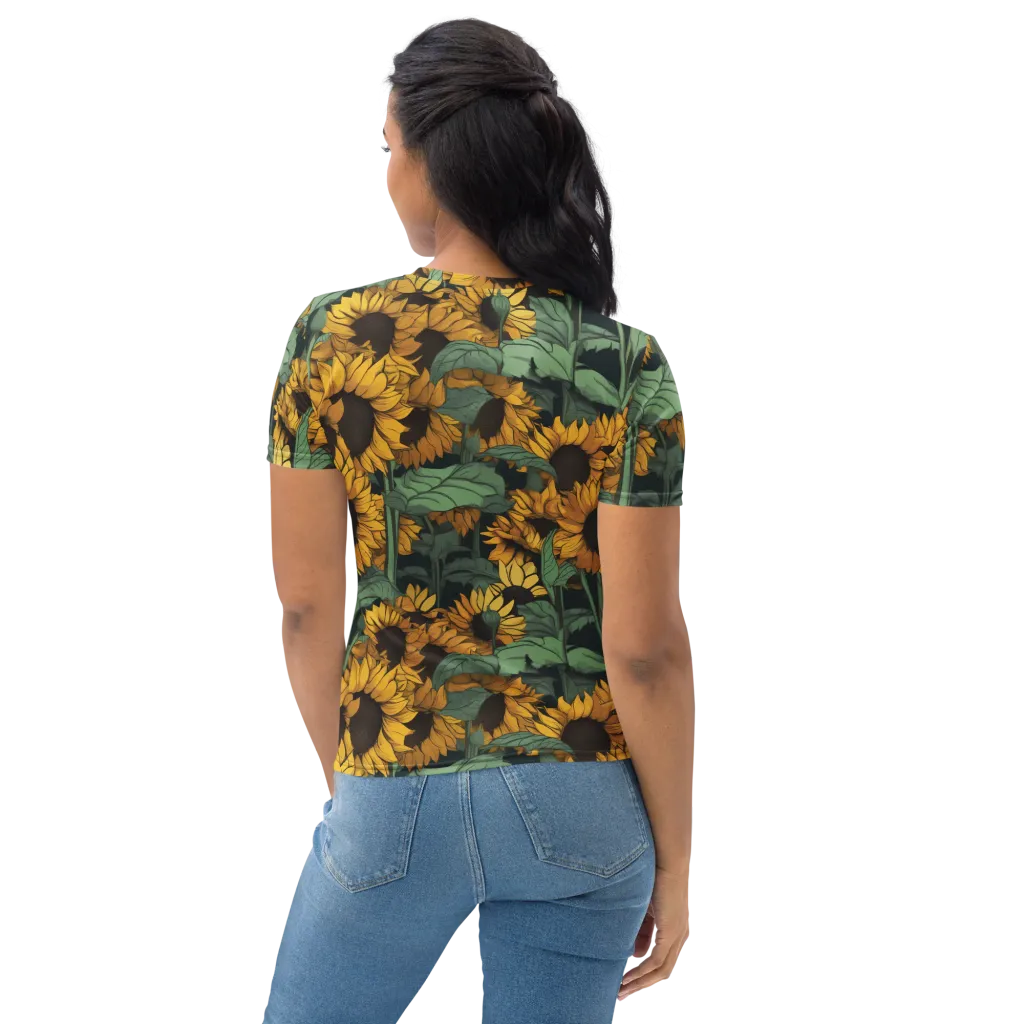Golden Canopy on Women's Crew Neck T-Shirt — Back print