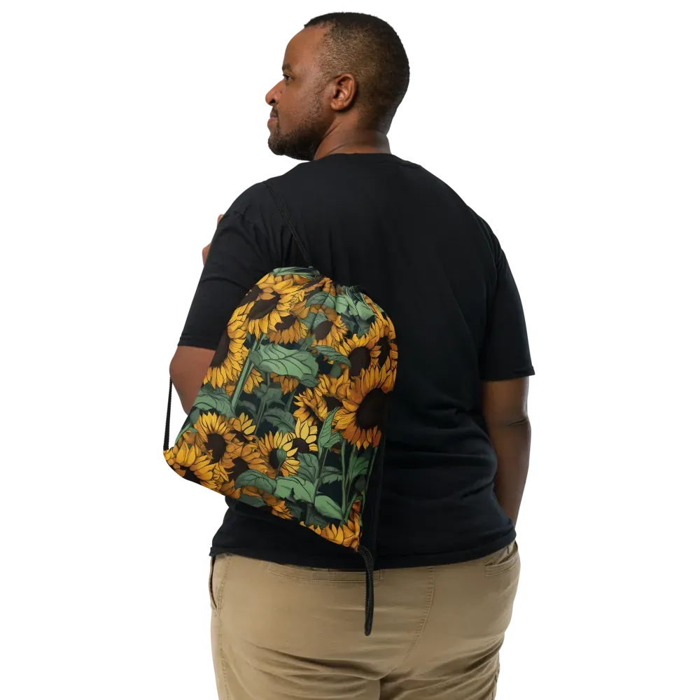 Golden Canopy on Drawstring Bag — Print file