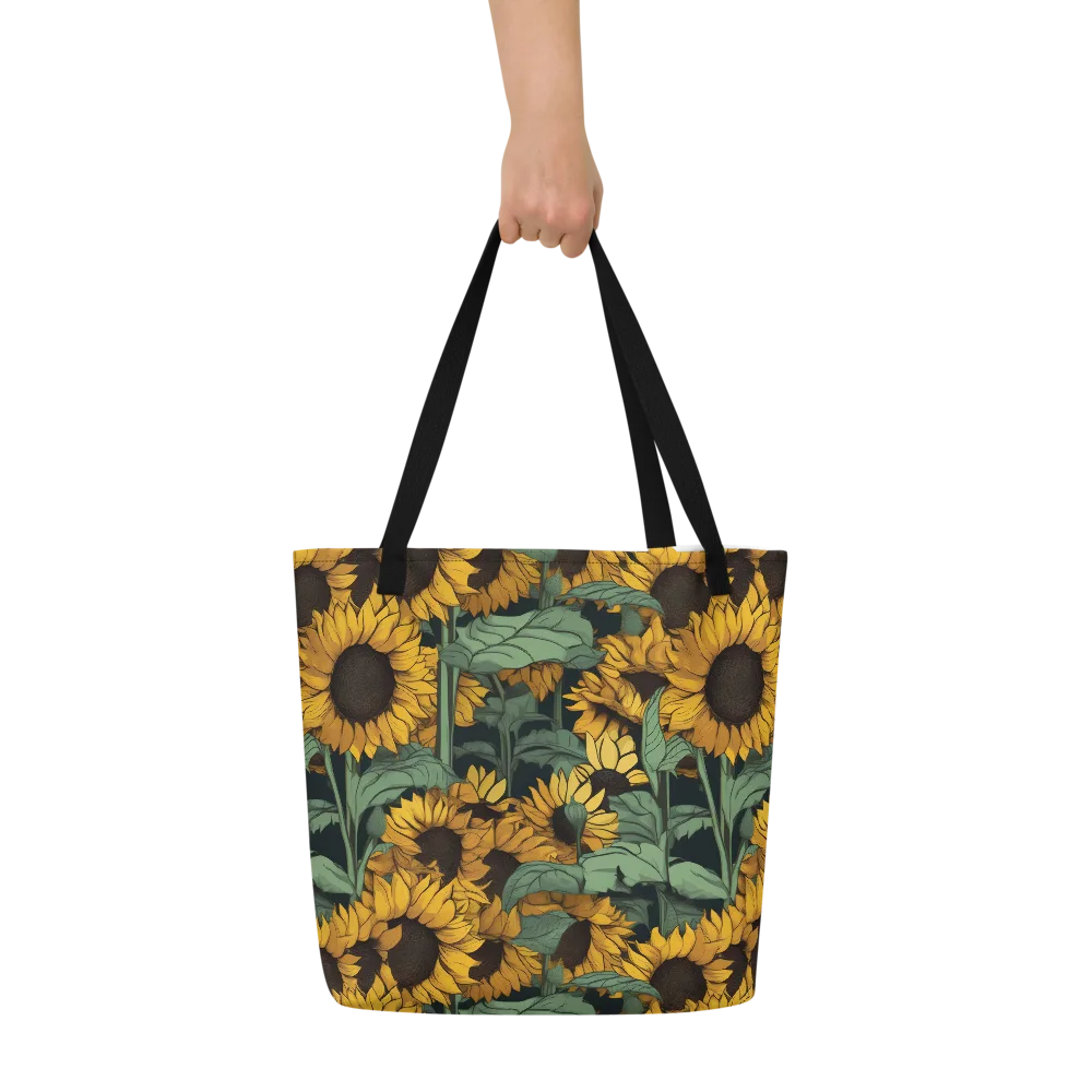 Golden Canopy on Large Tote Bag W/ Pocket — Print file