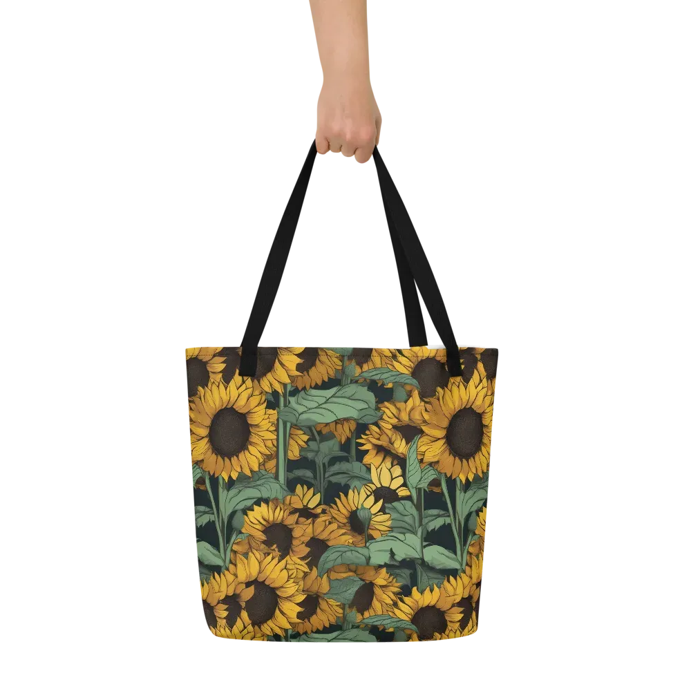 Golden Canopy on Large Tote Bag W/ Pocket — Print file