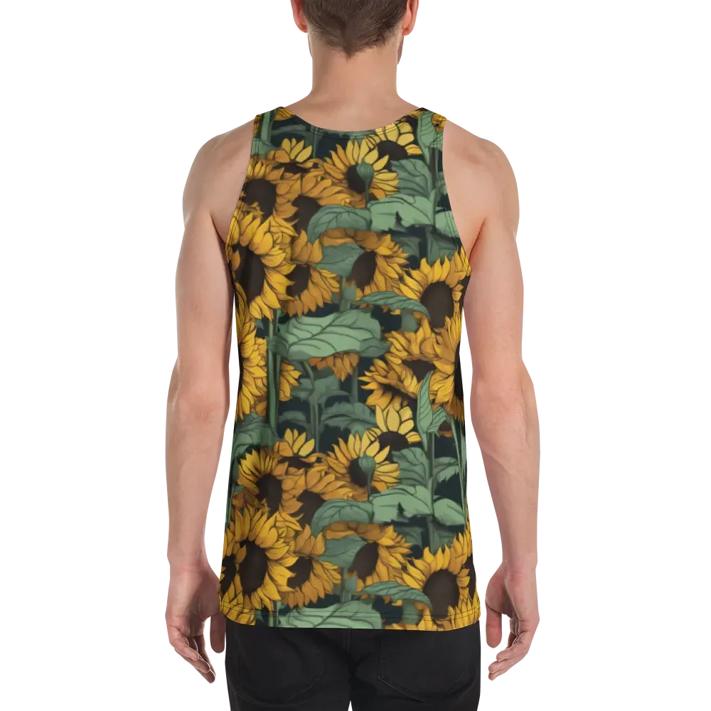 Golden Canopy on Men's Tank Top — Back