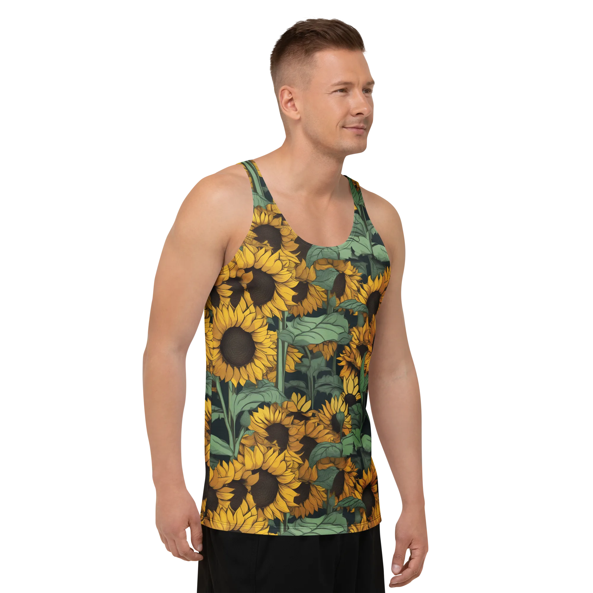 Golden Canopy on Men's Tank Top — Front print