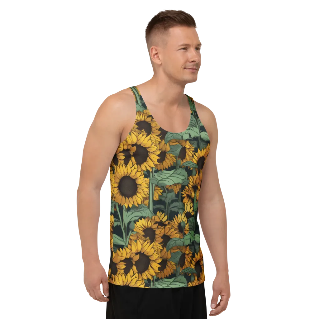 Golden Canopy on Men's Tank Top — Front print