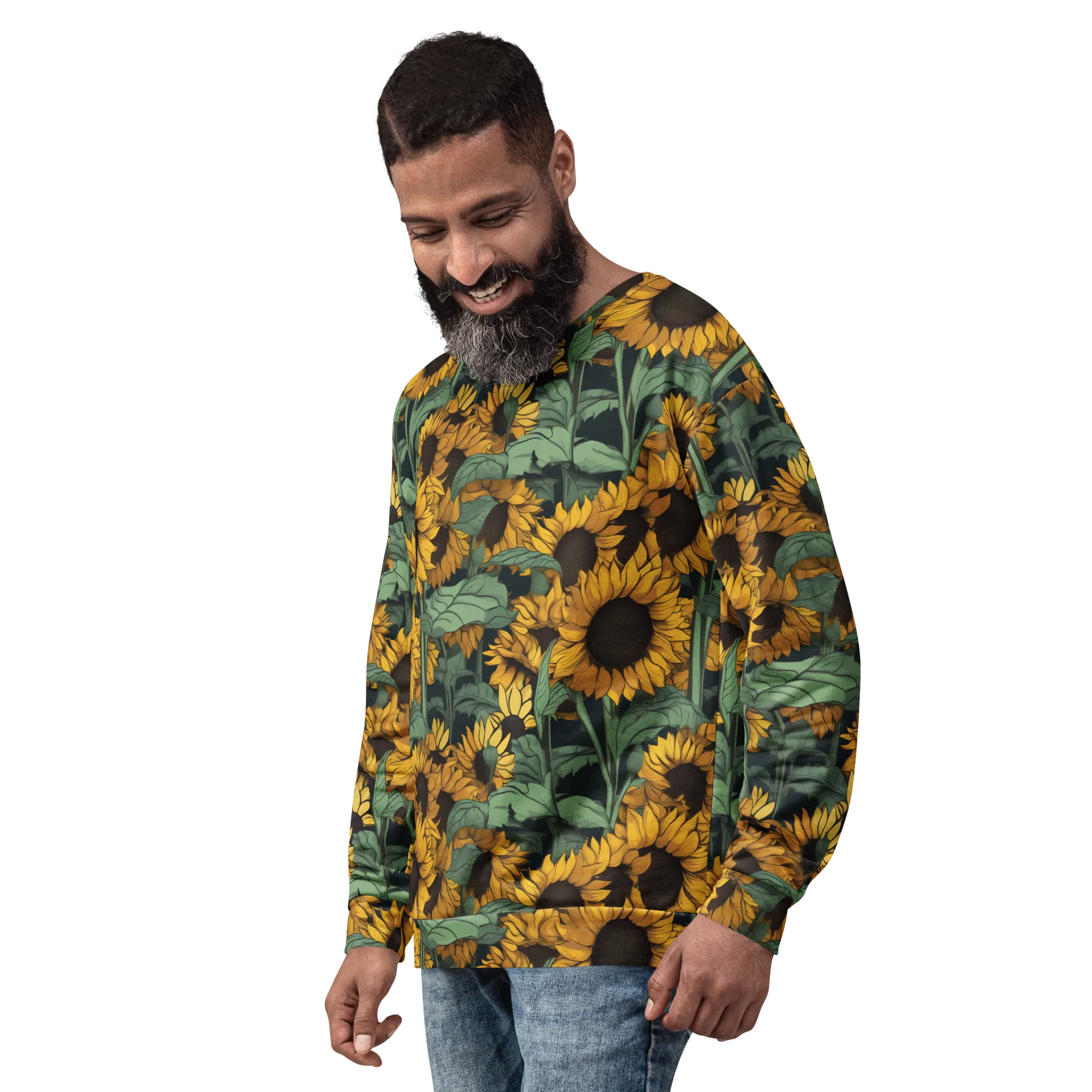 Golden Canopy on Sweatshirt — Left sleeve
