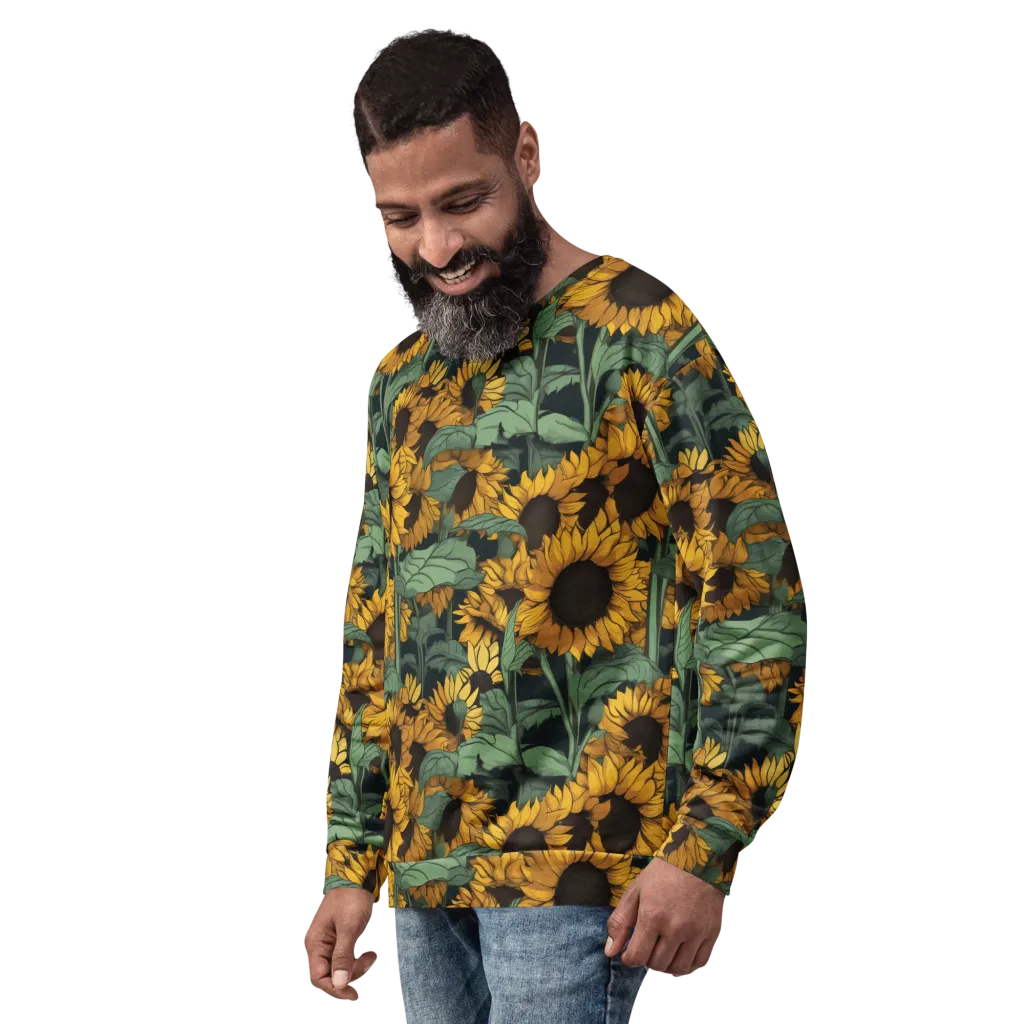Golden Canopy on Sweatshirt — Left sleeve