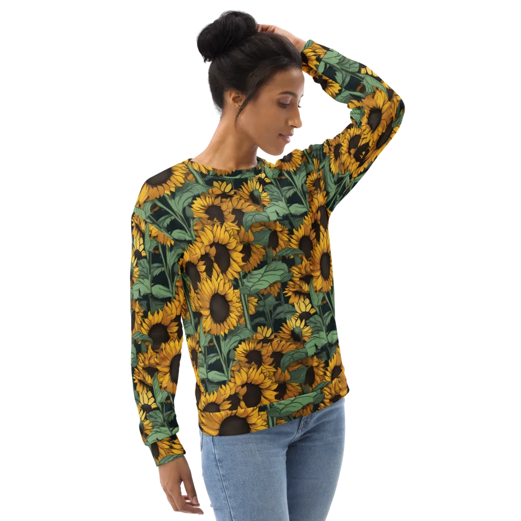 Golden Canopy on Sweatshirt — Right sleeve