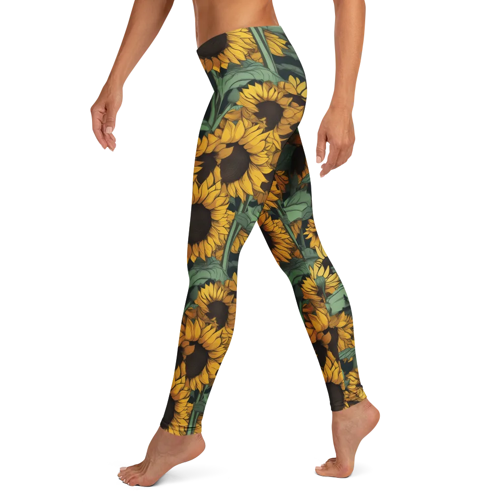 Golden Canopy on Leggings — Left