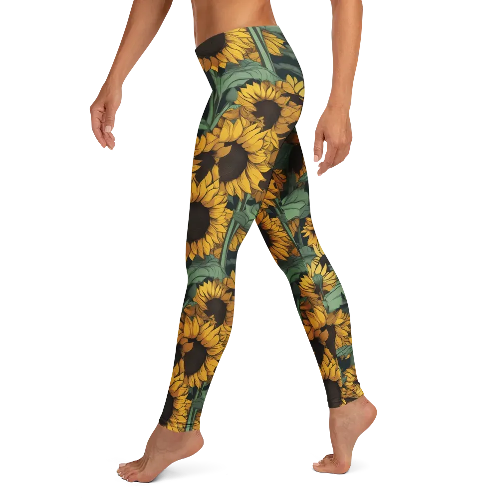 Golden Canopy on Leggings — Left