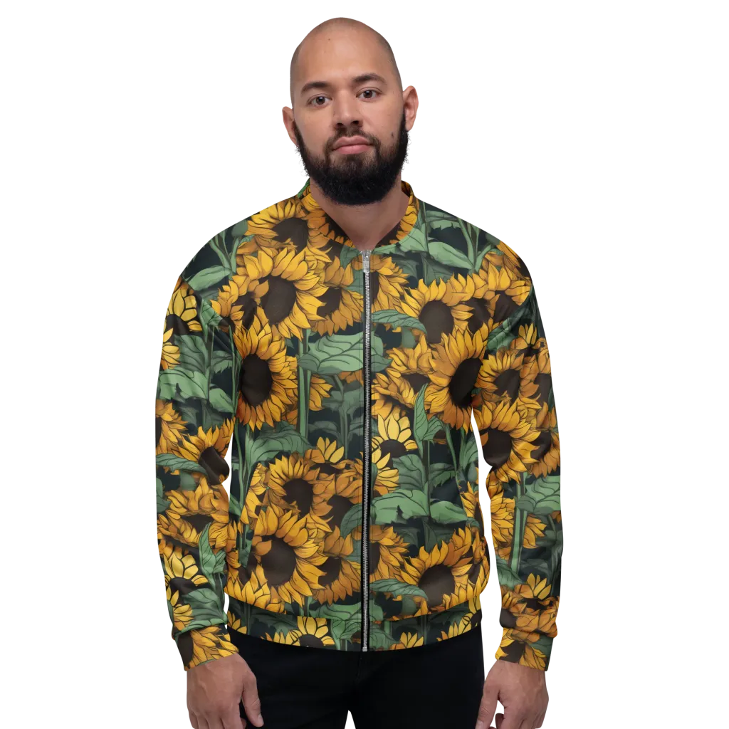 Golden Canopy on Bomber Jacket — Front