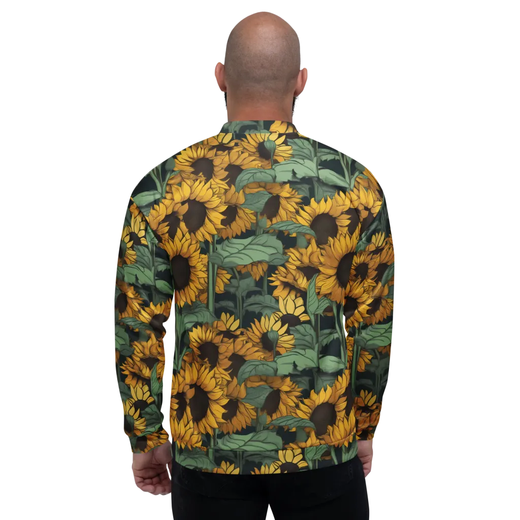 Golden Canopy on Bomber Jacket — Back