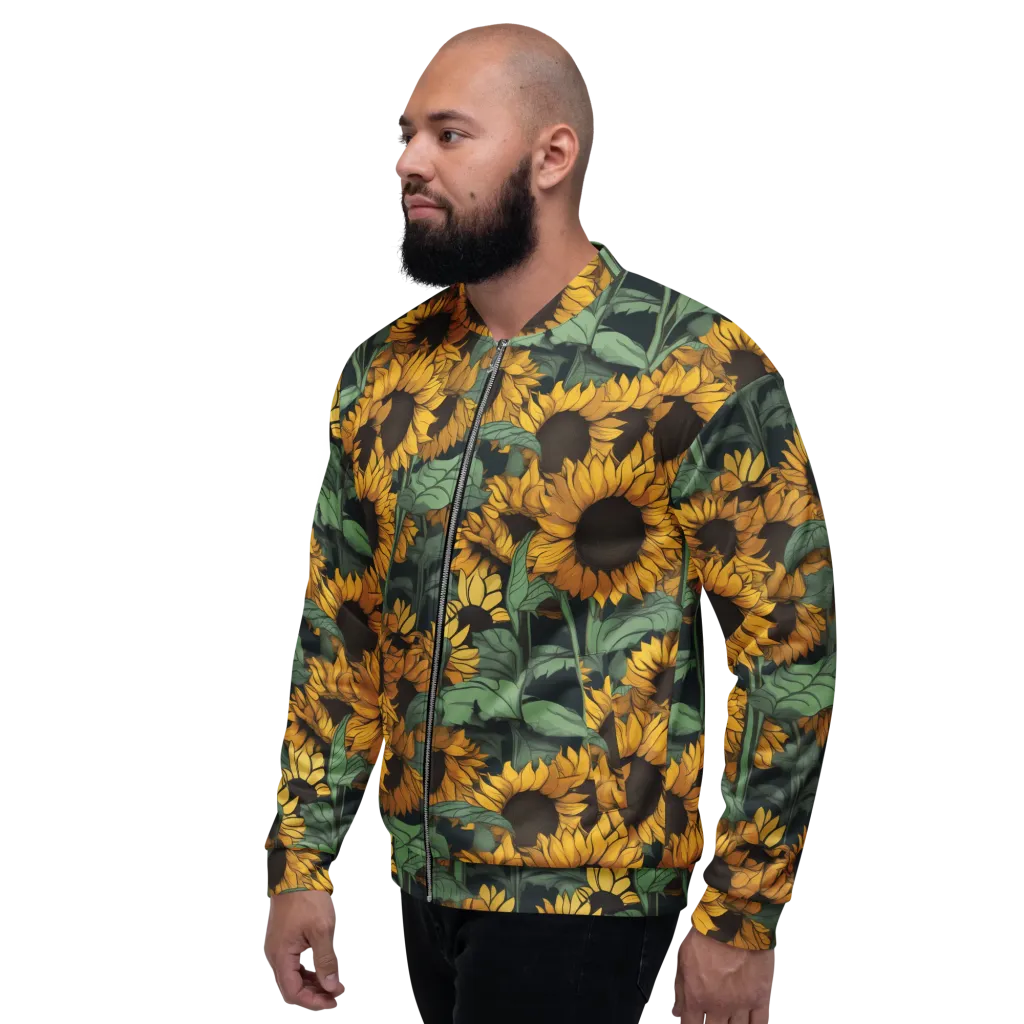 Golden Canopy on Bomber Jacket — Left