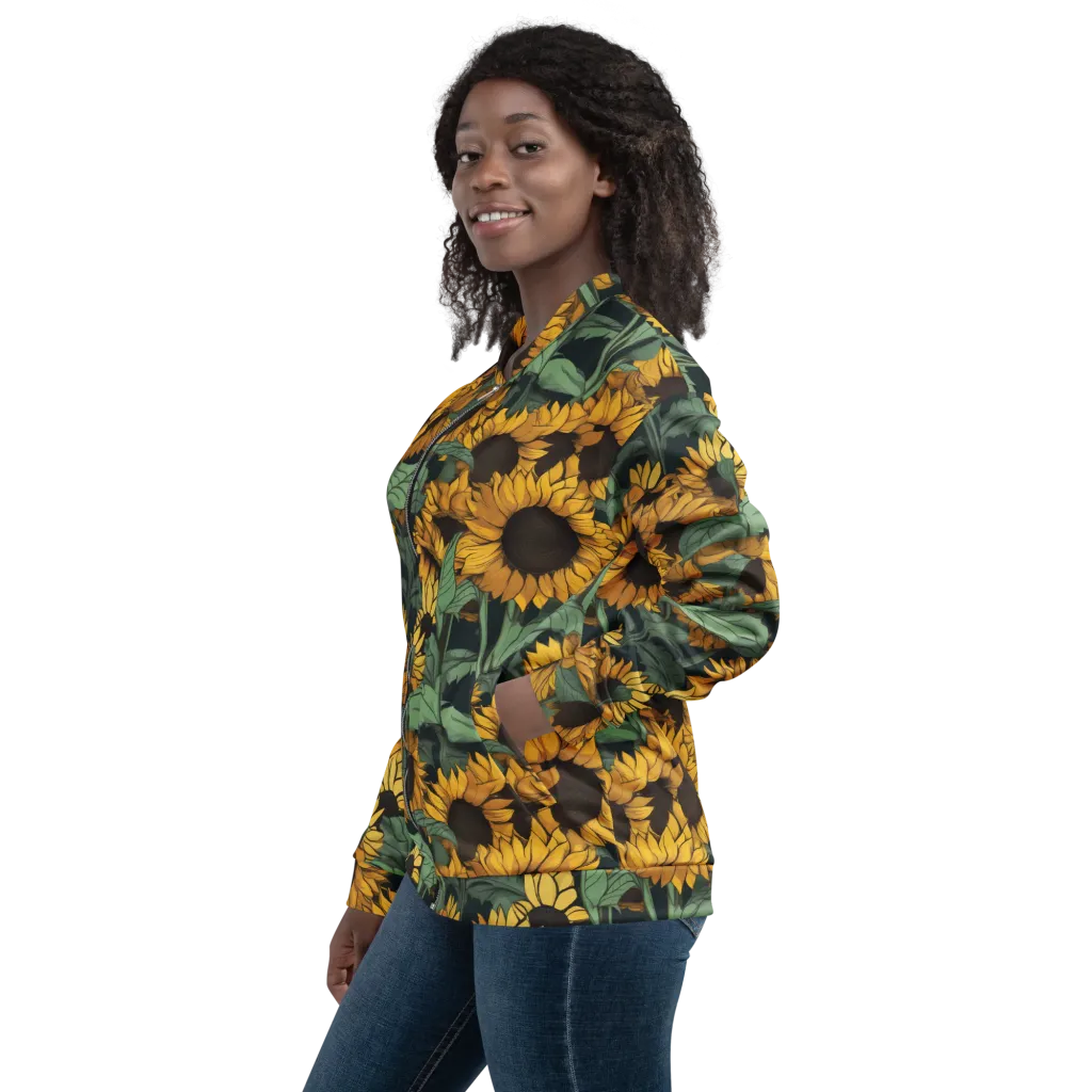 Golden Canopy on Bomber Jacket — Left sleeve
