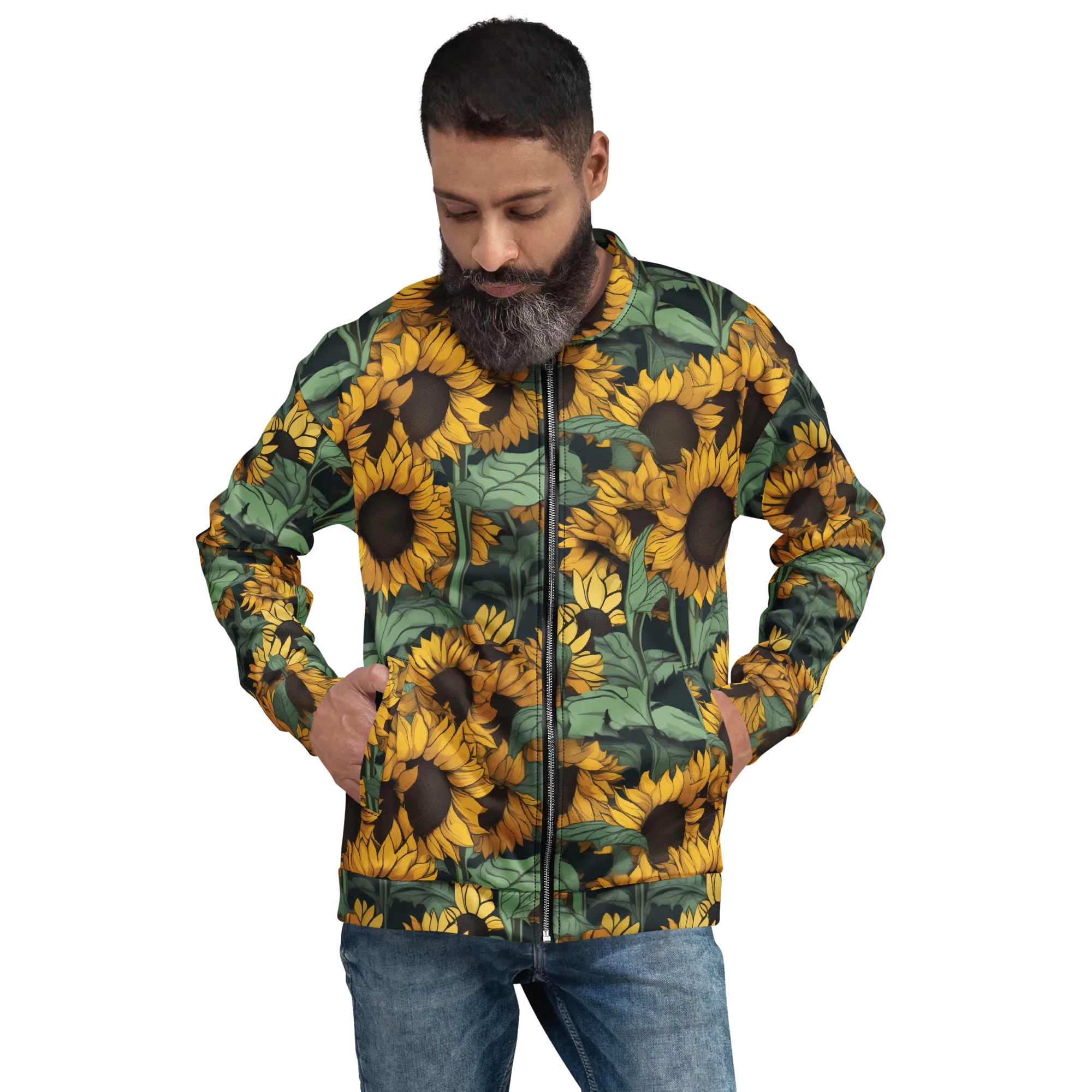 Golden Canopy on Bomber Jacket — Front print