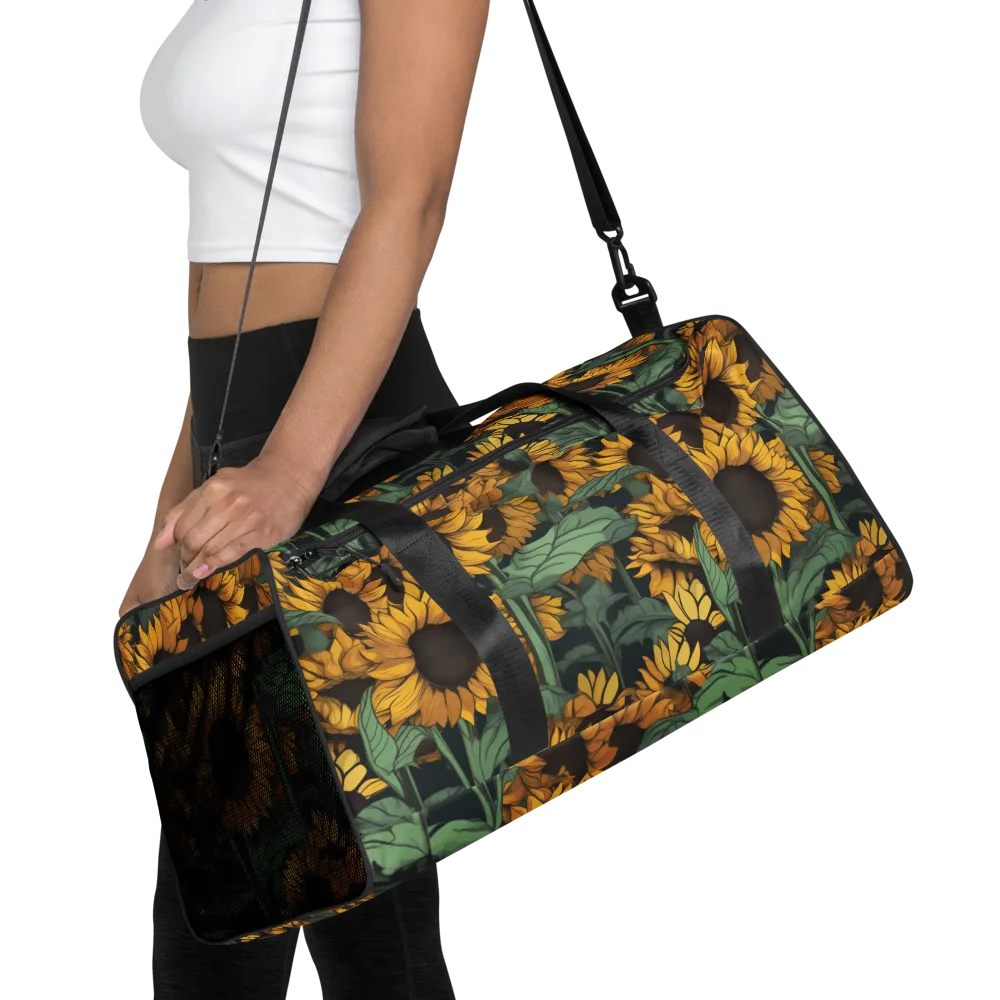 Golden Canopy on Duffle Bag — Front