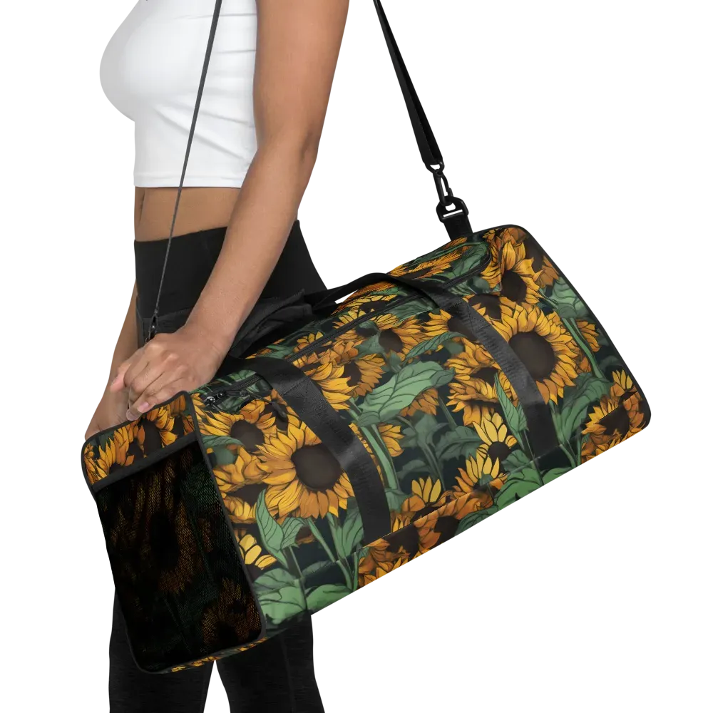 Golden Canopy on Duffle Bag — Front