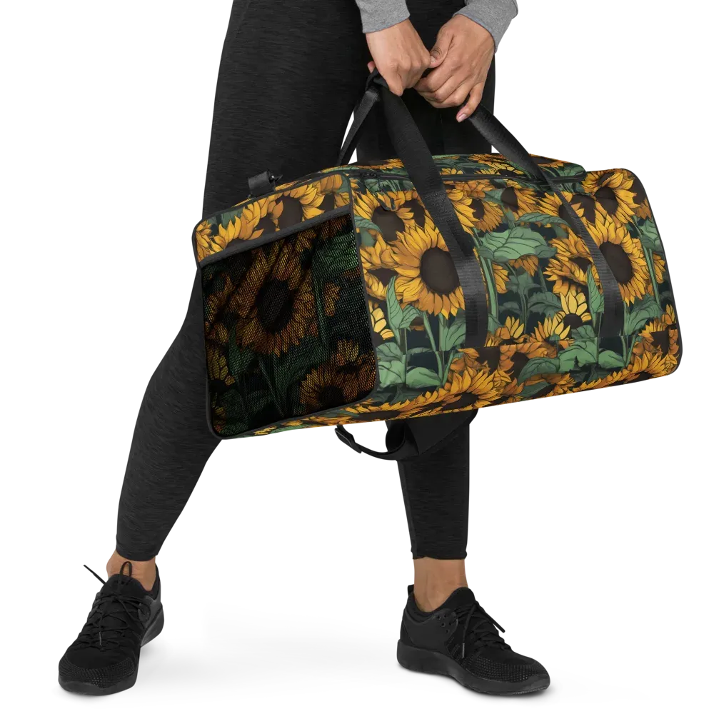 Golden Canopy on Duffle Bag — Right Front