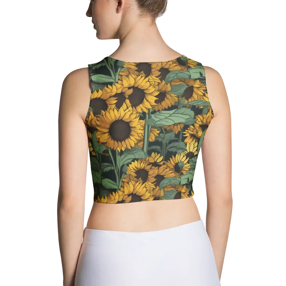 Golden Canopy on Crop Top — Back