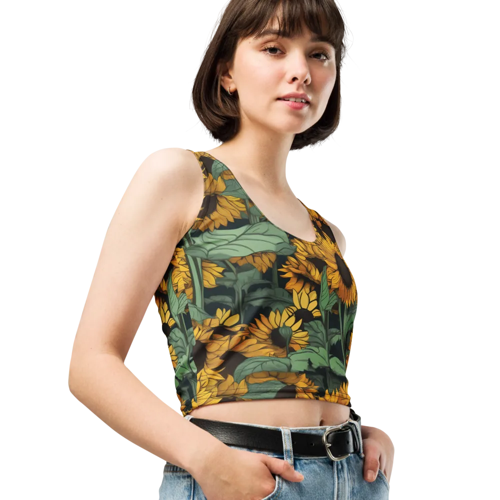 Golden Canopy on Crop Top — Print file