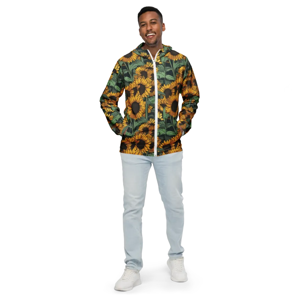 Golden Canopy on Men's Windbreaker — Front