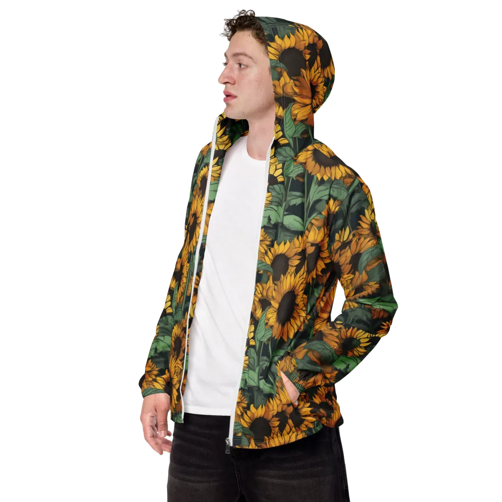 Golden Canopy on Men's Windbreaker — Left Front