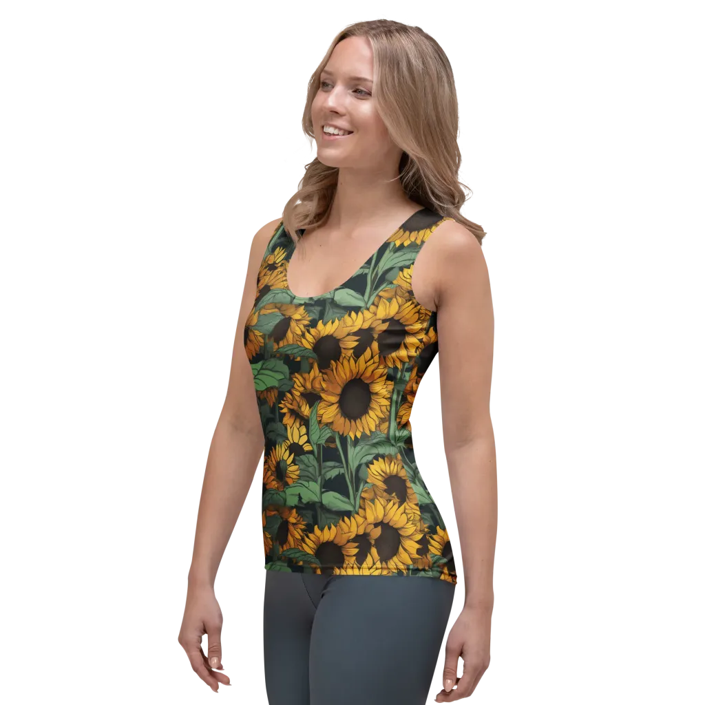 Golden Canopy on Women's Tank Top — Left Front