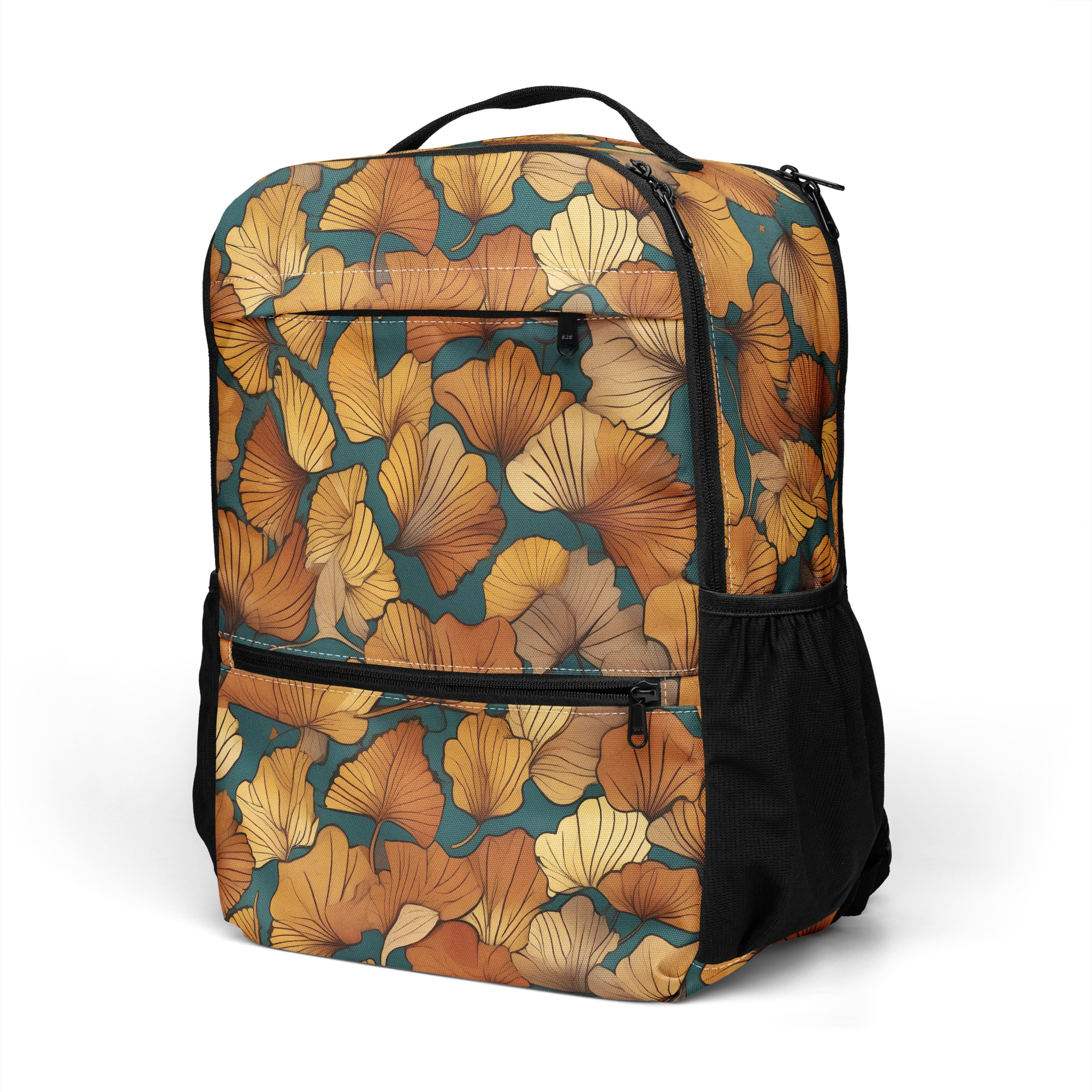 Ginkgo Ember on Utility Backpack — Top print