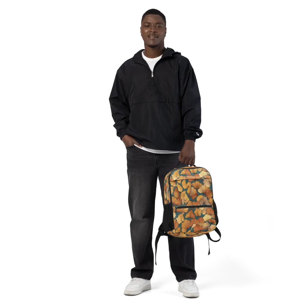 Ginkgo Ember on Utility Backpack — Front