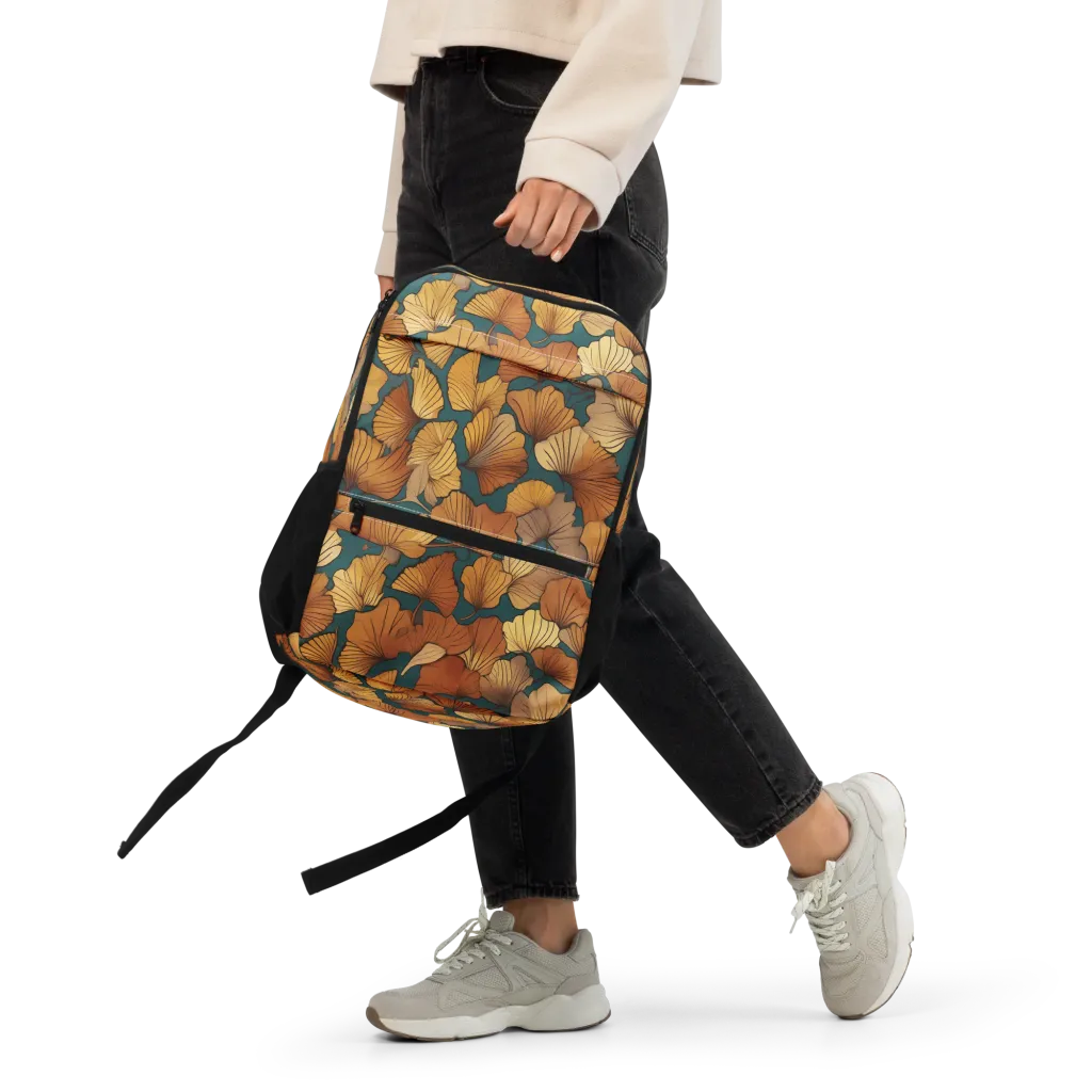 Ginkgo Ember on Utility Backpack — Front 2