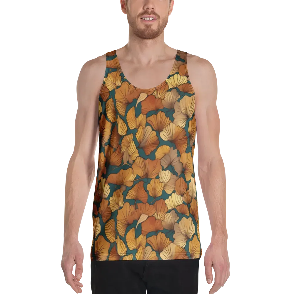 Ginkgo Ember on Men's Tank Top — Front