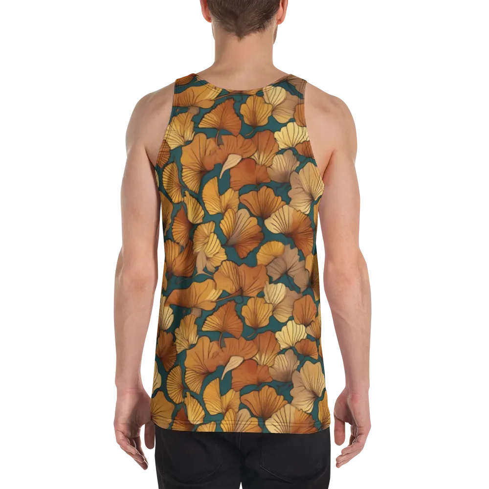 Ginkgo Ember on Men's Tank Top — Back