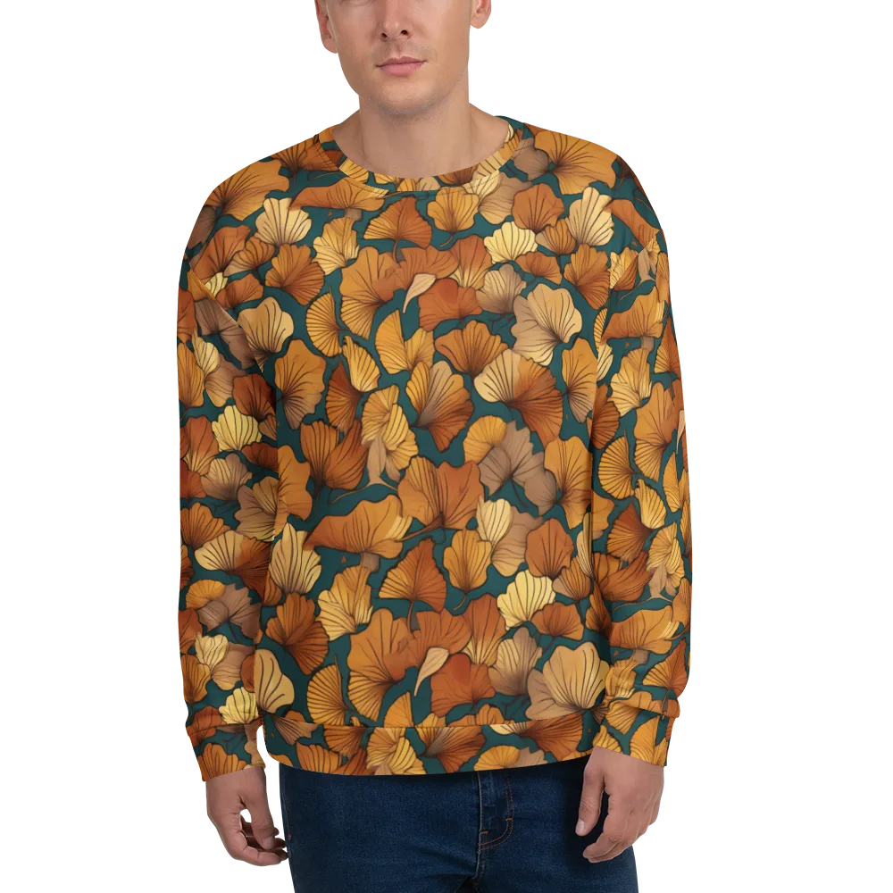 Ginkgo Ember on Sweatshirt — Front