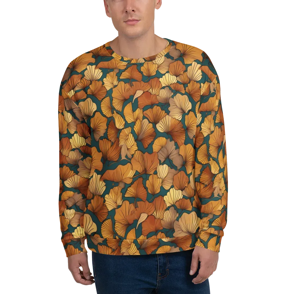 Ginkgo Ember on Sweatshirt — Front