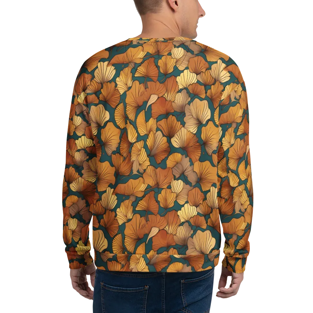 Ginkgo Ember on Sweatshirt — Back