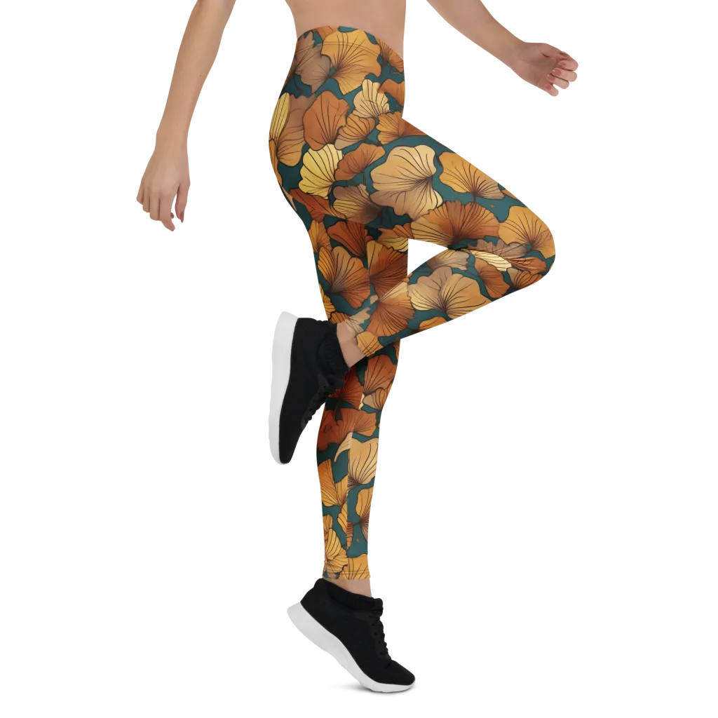 Ginkgo Ember on Leggings — Print file