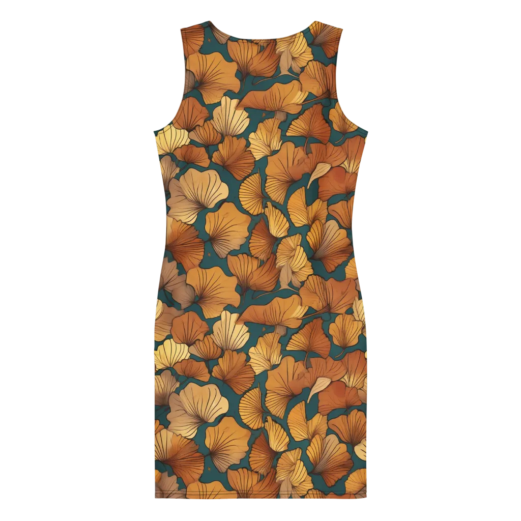 Ginkgo Ember on Bodycon Dress — Print file
