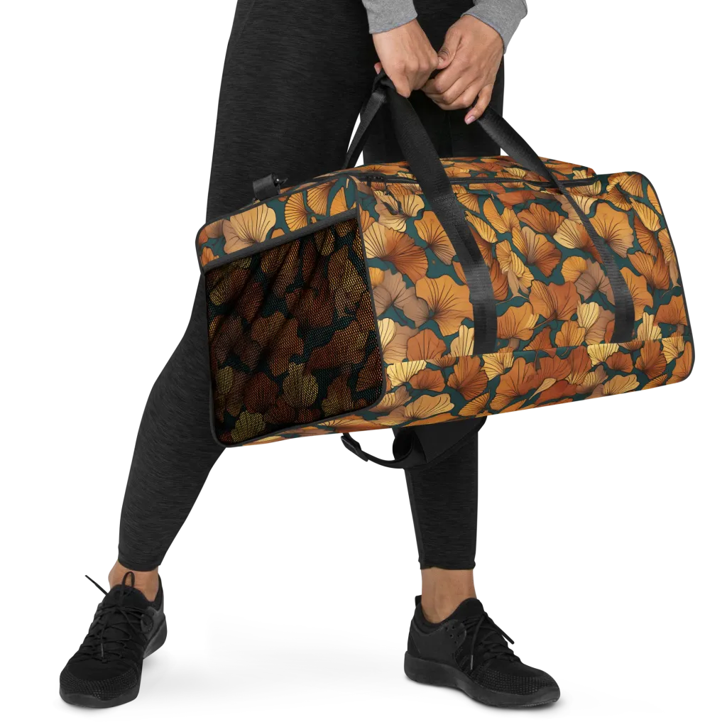 Ginkgo Ember on Duffle Bag — Right Front